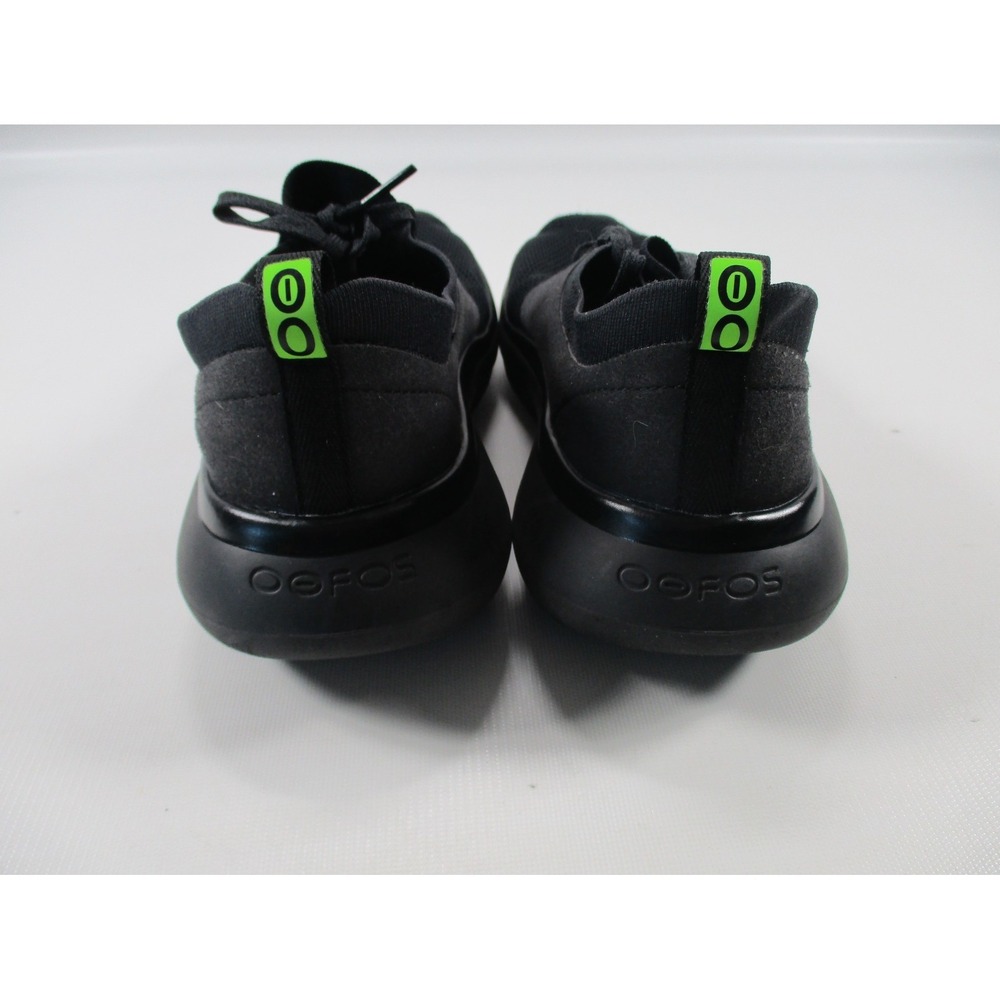 OOFOS Black OOmy Stride Lace Up Recovery Sneakers Women's Size 9.5 - Picture 4 of 12